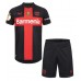 Bayer Leverkusen Edmond Tapsoba #12 Prima Maglia Bambino 2023-24 Manica Corta (+ Pantaloni corti)